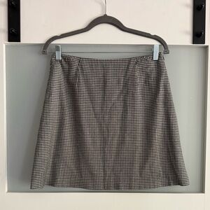Vintage Y2K Express Houndstooth Skirt Size